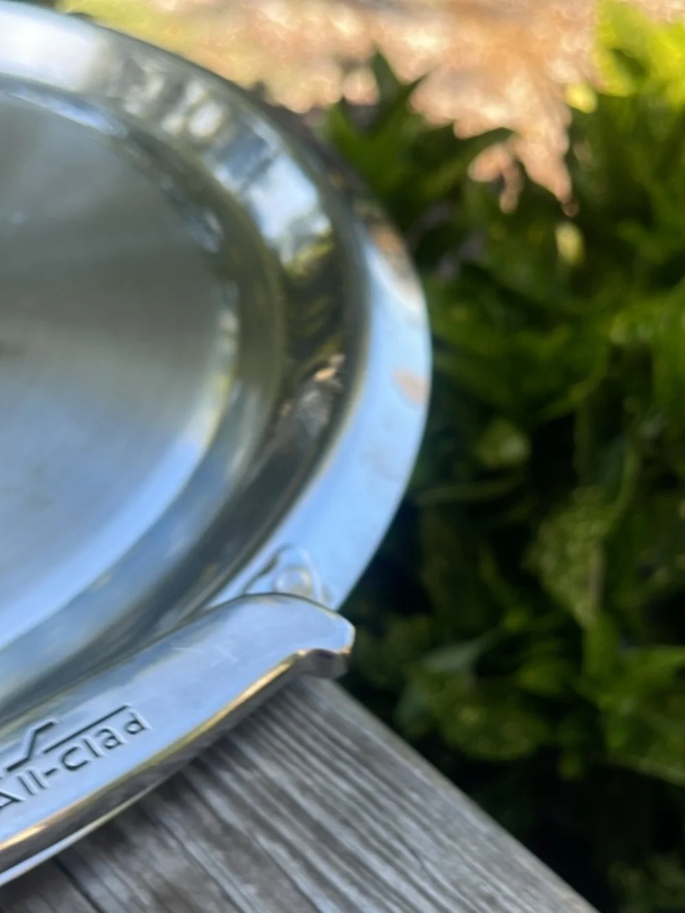 All-Clad Stainless Steel Round Serving Tray with Handles